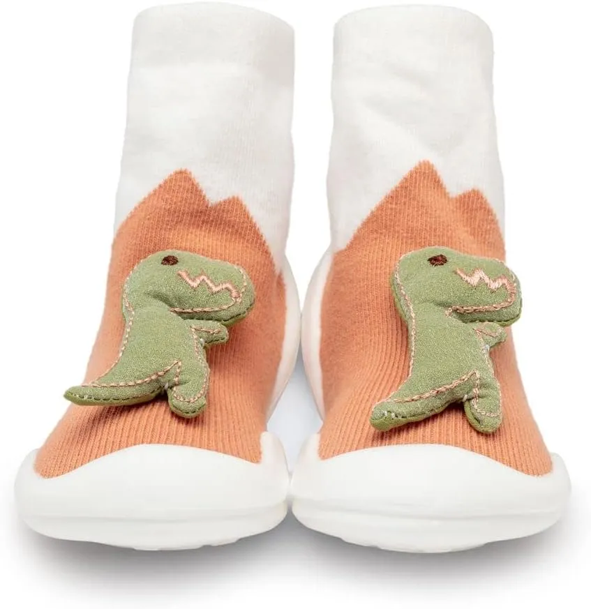 Komuello Toddler Boy Shoes, Premium Materials, Breathable, Washable, Non-Slip, Stay-On, Durable, Cotton Socks with Air Pocket Cushion for Indoor and Outdoor - BPA Free Toddler Shoes for Boys