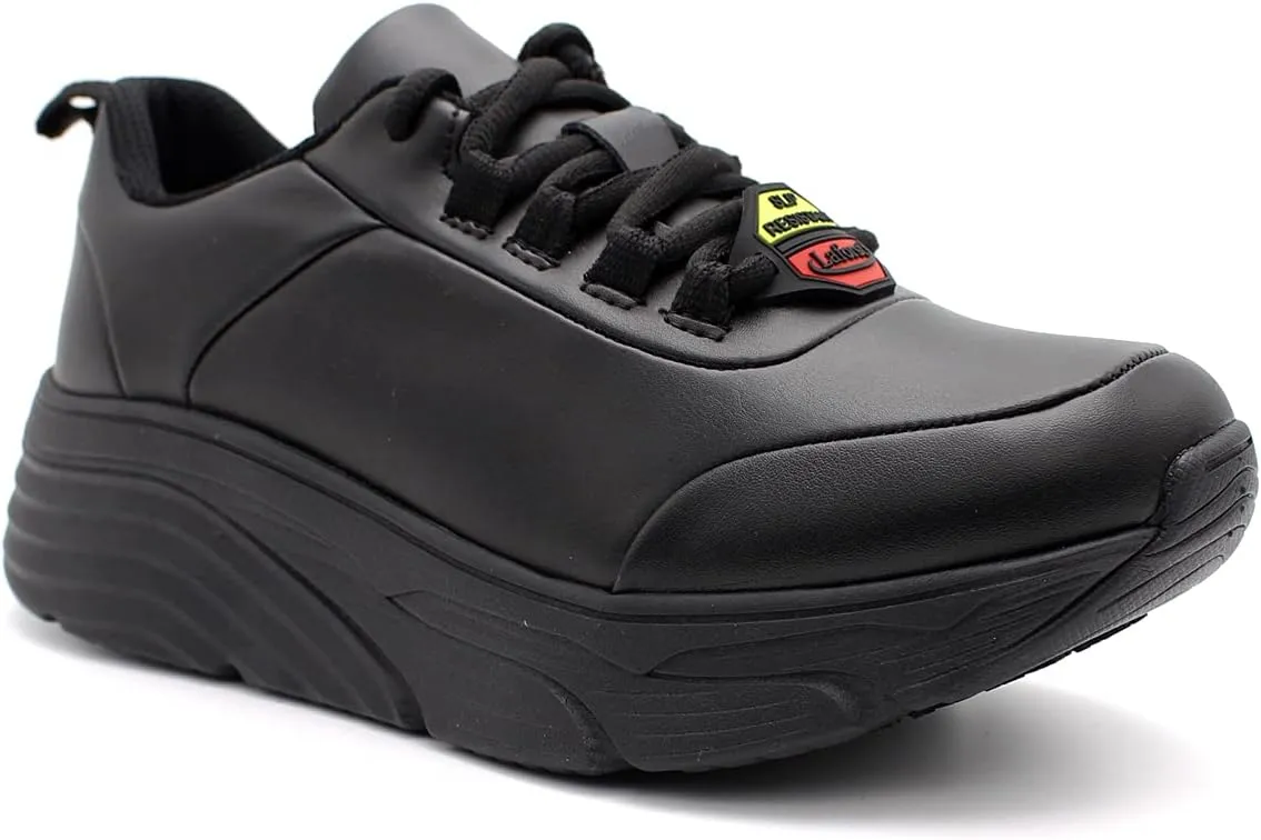 Laforst Womens Falcon Xtreme Comfort Work Non-Slip Sneaker  Free Socks