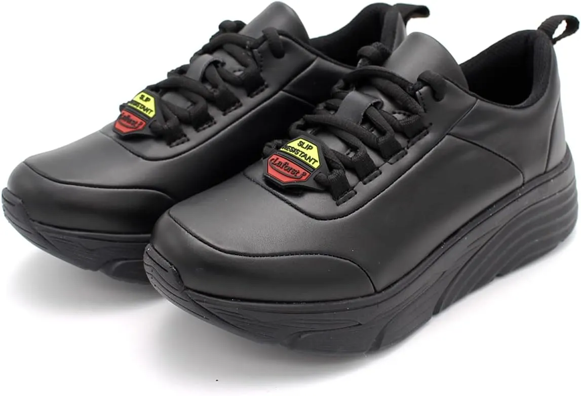 Laforst Womens Falcon Xtreme Comfort Work Non-Slip Sneaker  Free Socks