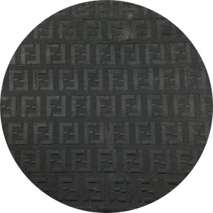 LAST CHANCE - Upcycled Black Fendi Zucca Sivella Watchband