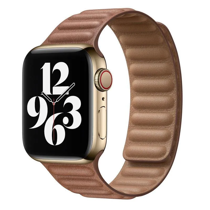 Leather Magnetic Apple Watch Bands