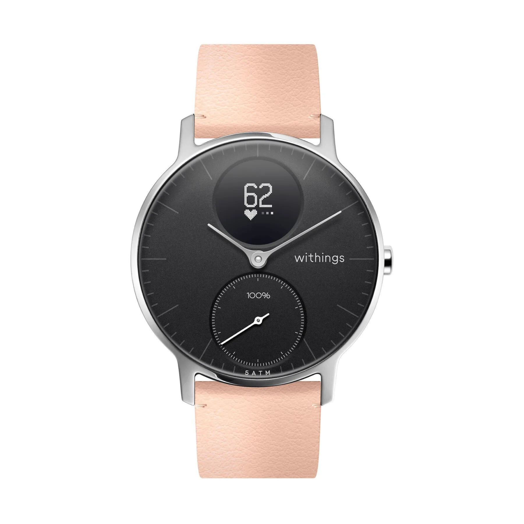 Leather Steel HR 36mm