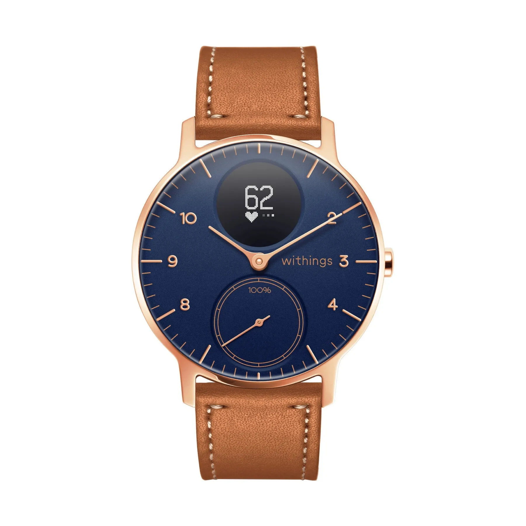 Leather Steel HR 40mm