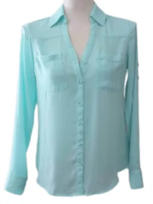 Light Spring Mint Green Blouse