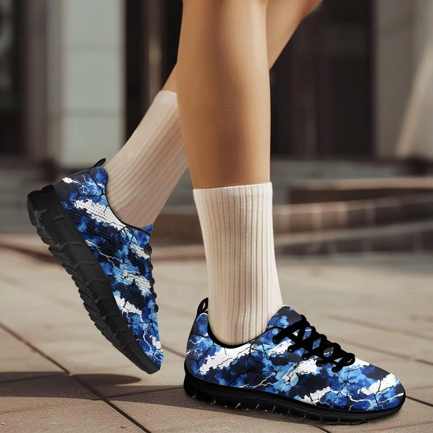 Lightweight EVA Running Shoes - Breathable Mesh, Non-Slip Sole for Men, Perfect for Gym, Walking, and Travel