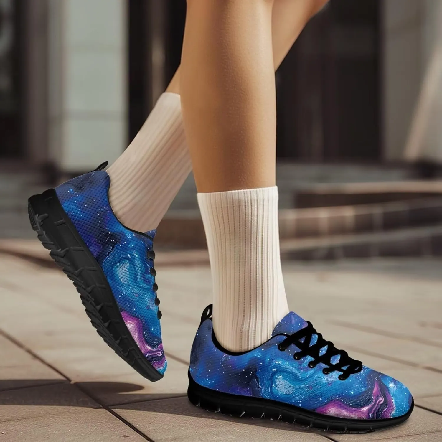 Lightweight EVA Running Shoes - Breathable Mesh, Non-Slip Sole for Men, Perfect for Gym, Walking, and Travel