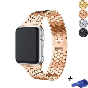 Link Bracelet Strap for Apple Watch Band 42mm/38mm/44mm/40mm for iwatch Series 4/3/2/1 Metal Wrist Belt Clock Watchband