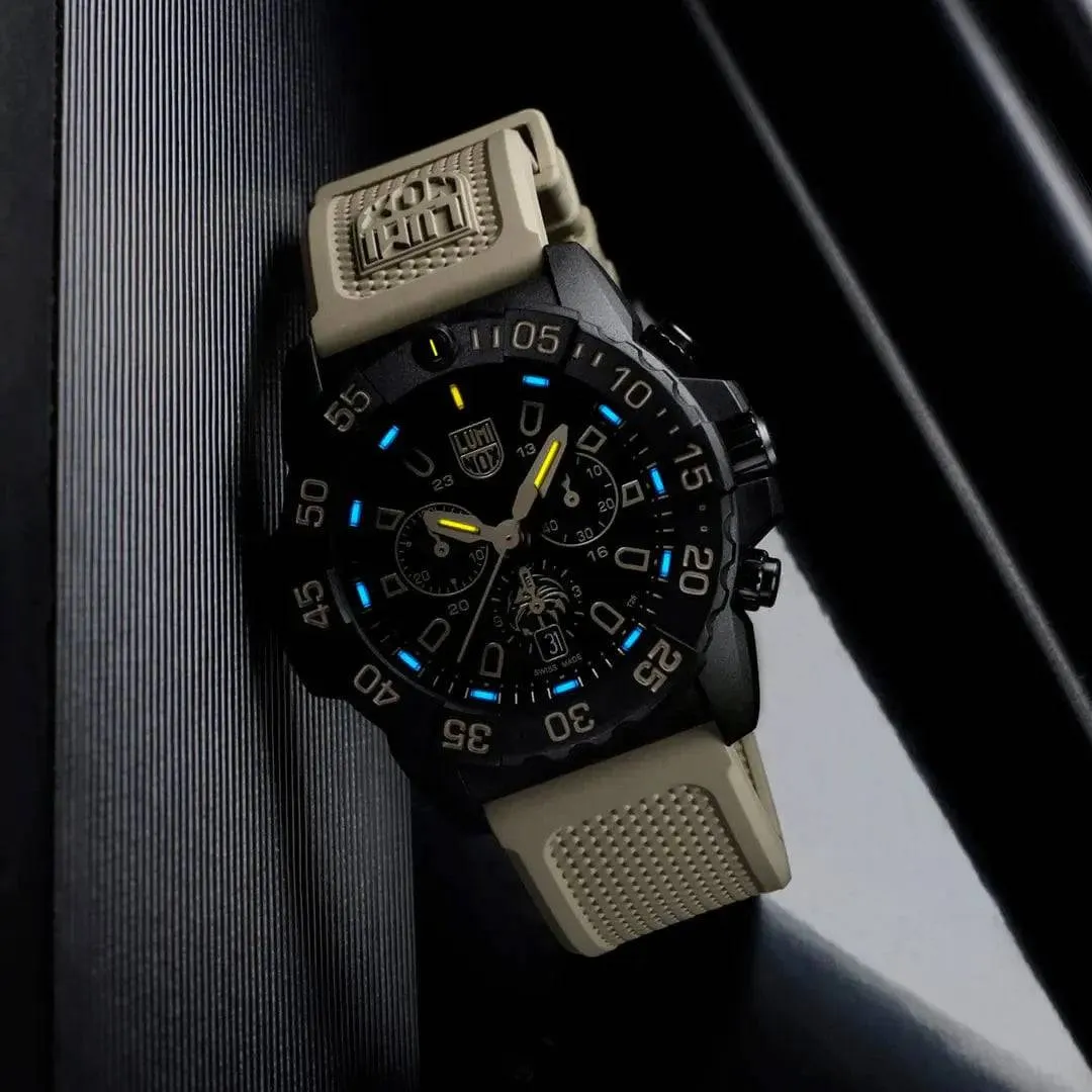 Luminox Navy Seal Foundation Chronograph Dive Watch Sand XS.3590.NSF.SET