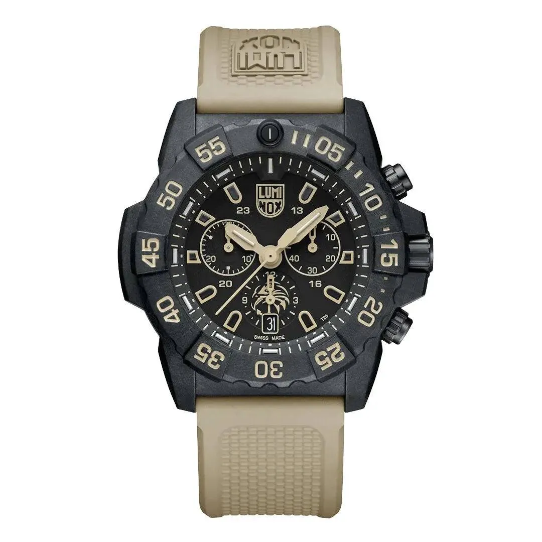Luminox Navy Seal Foundation Chronograph Dive Watch Sand XS.3590.NSF.SET