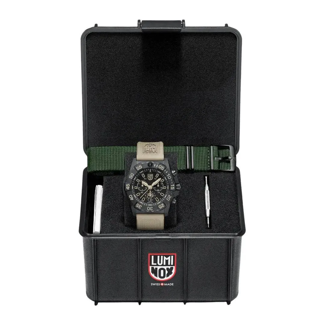 Luminox Navy Seal Foundation Chronograph Dive Watch Sand XS.3590.NSF.SET