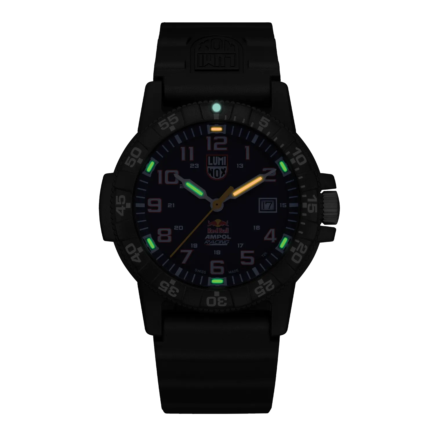 Luminox Red Bull Blue Dial Black Rubber Strap Watch XS.0321.ARB
