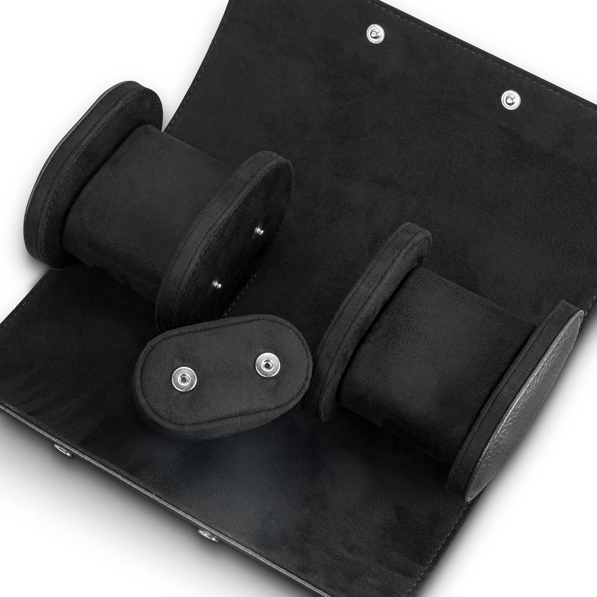 Mainspring Arsenale Lorenzo 3-Slot Black Watch Roll MS-ALWR1-03