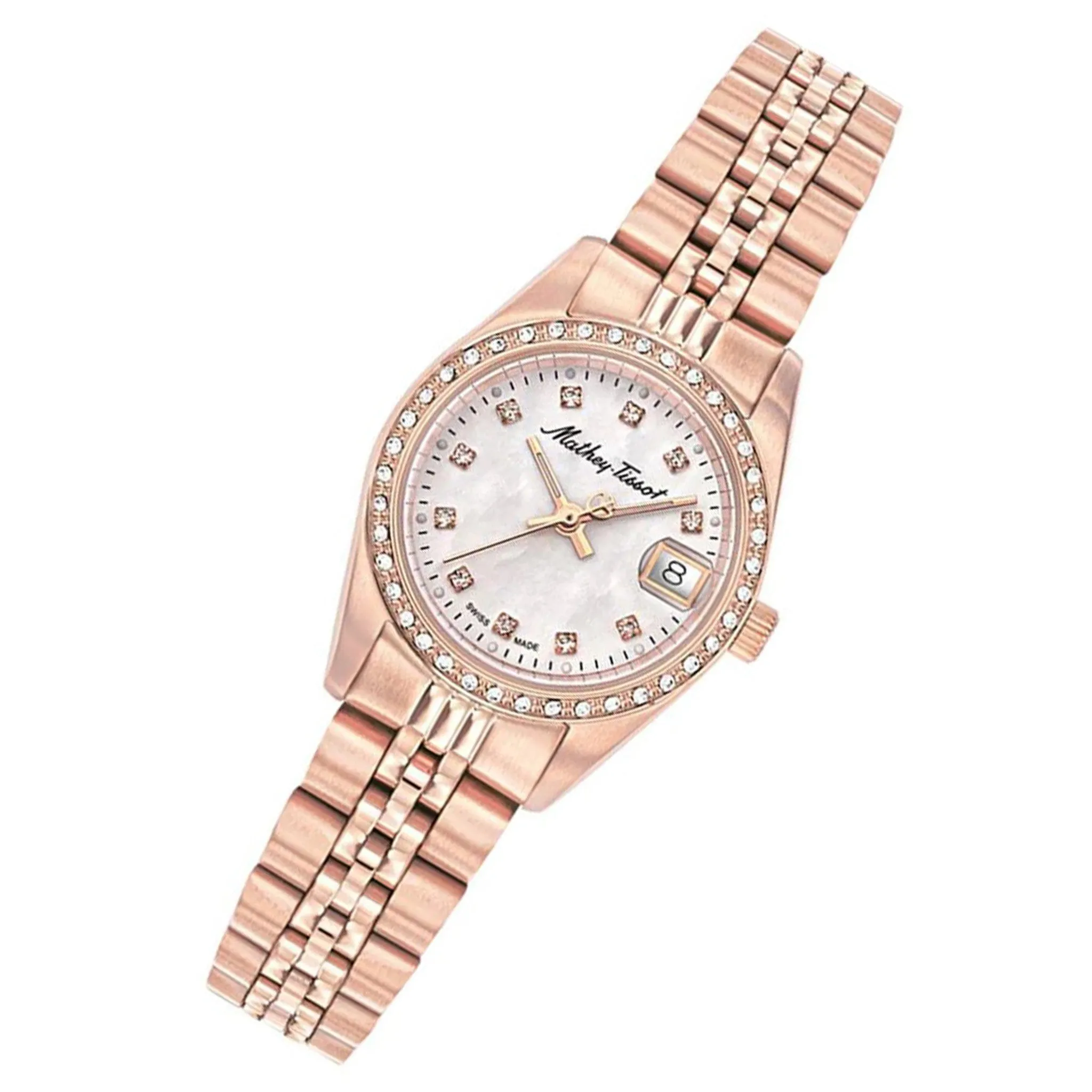 Mathey-Tissot Mathy IV 26 mm Rose Gold Stainless Steel Swiss Made Women's Watch - D709RQI