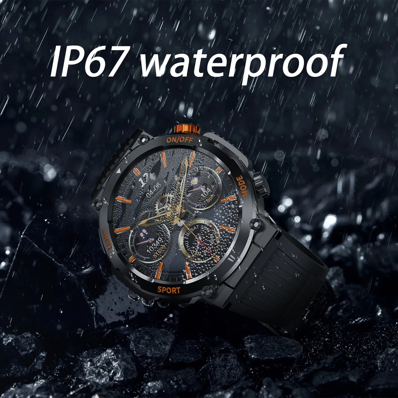 MEGALITH Smart Watch HT17 for Fitness Sports-Activity Tracker Smartwatch for Android iOS Phones