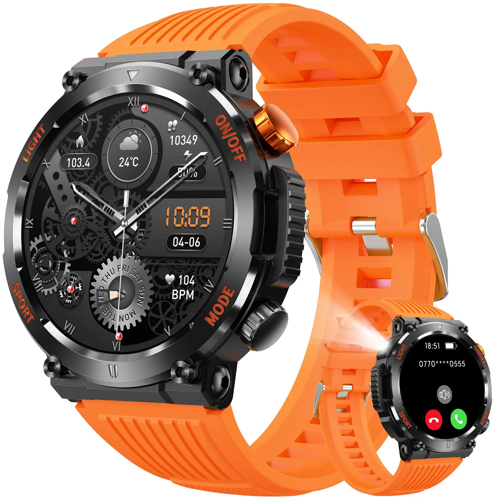 MEGALITH Smart Watch HT17 for Fitness Sports-Activity Tracker Smartwatch for Android iOS Phones