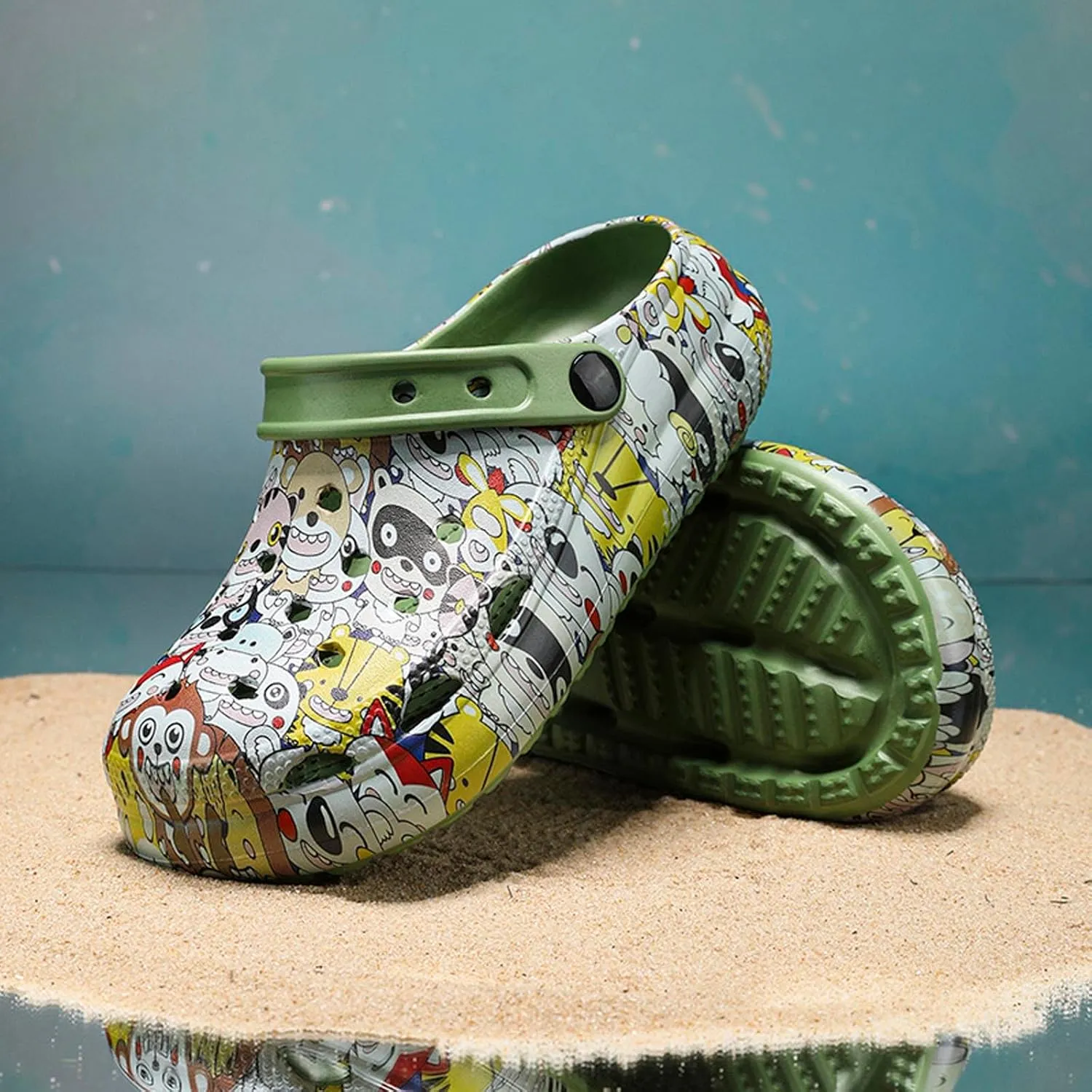 Meidiastra Kids Garden Shoes Boys Girls Cartoon Clogs Beach Pool Slippers Sandals