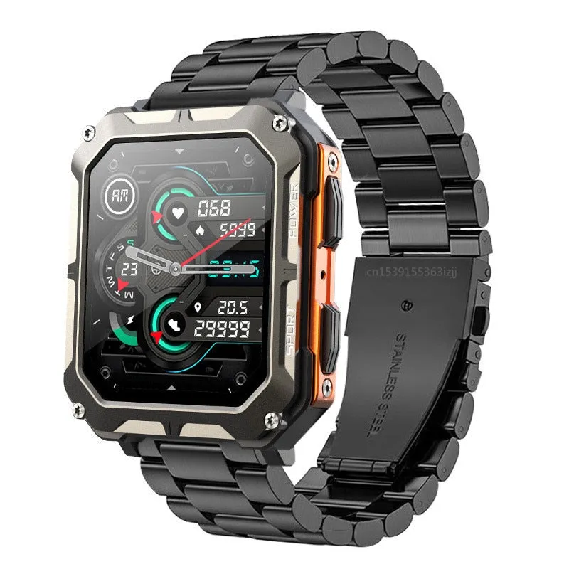 Men Music BT Call Outdoor Sports Fitness Tracker Smart watch