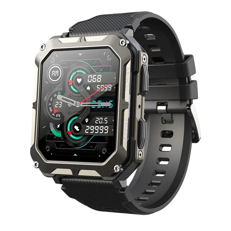 Men Music BT Call Outdoor Sports Fitness Tracker Smart watch
