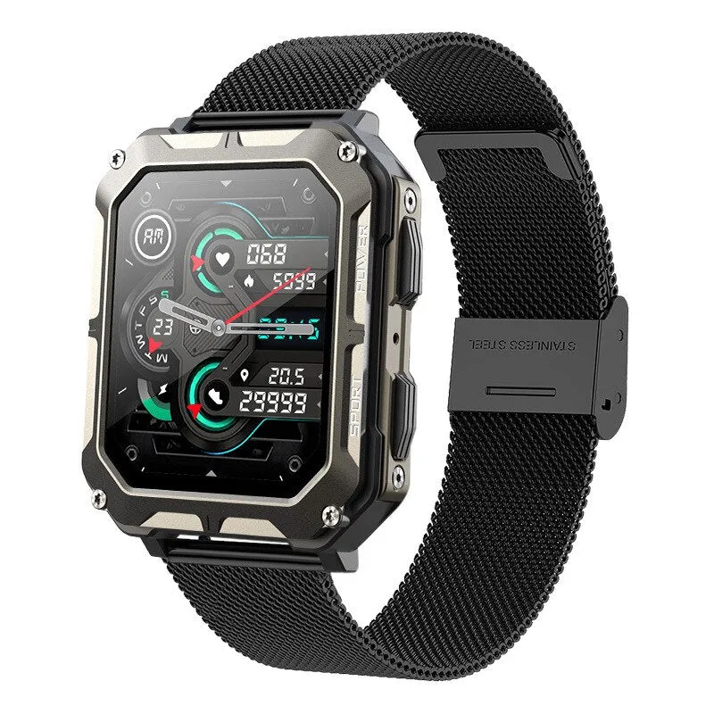 Men Music BT Call Outdoor Sports Fitness Tracker Smart watch