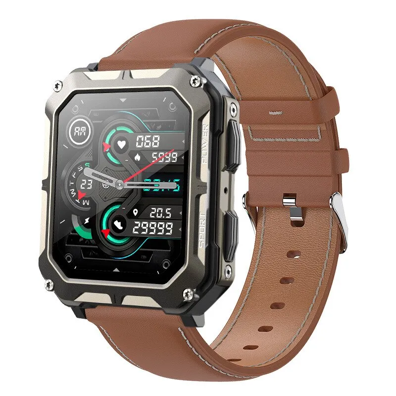 Men Music BT Call Outdoor Sports Fitness Tracker Smart watch