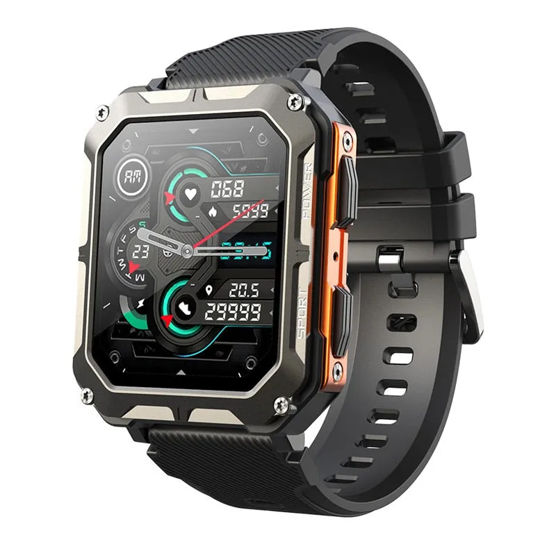 Men Music BT Call Outdoor Sports Fitness Tracker Smart watch