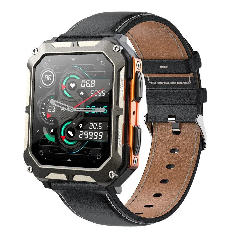 Men Music BT Call Outdoor Sports Fitness Tracker Smart watch