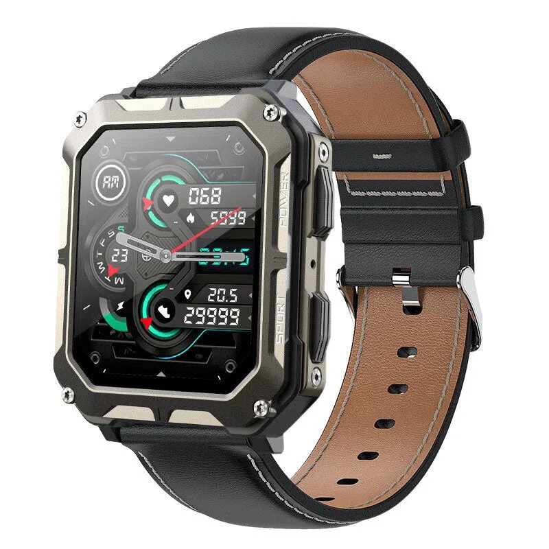Men Music BT Call Outdoor Sports Fitness Tracker Smart watch