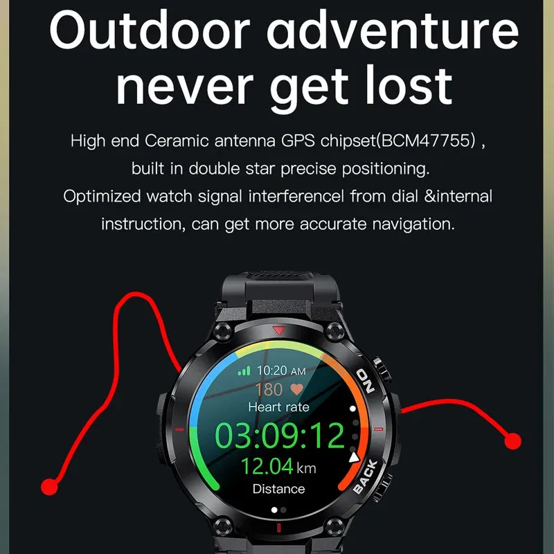 Military GPS Smart Watch