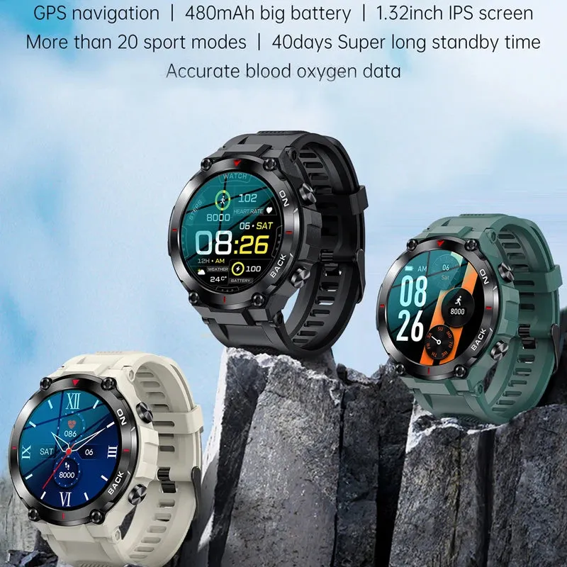 Military GPS Smart Watch