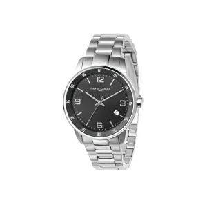 Montrouge Opulent watch with Black Dial and Metal Links Strap
