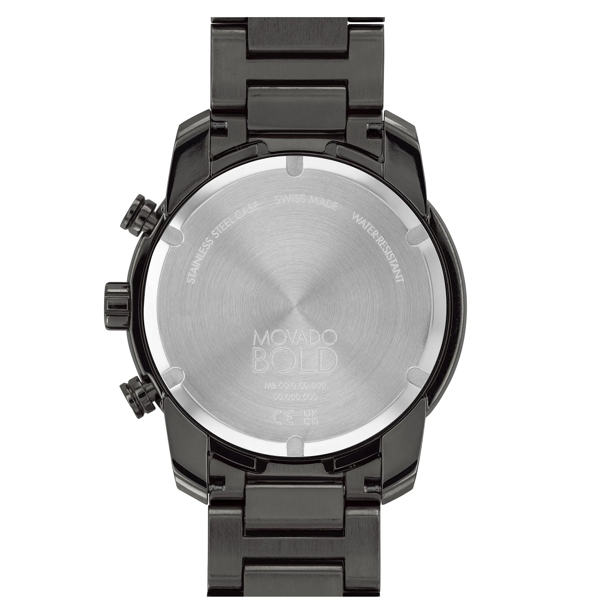 Movado Gunmetal Steel Chronograph Men's Swiss Made Watch - 3600867