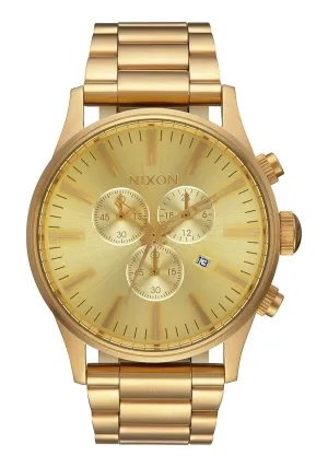 NIXON 42MM SENTRY CHRONO All Gold A386-502