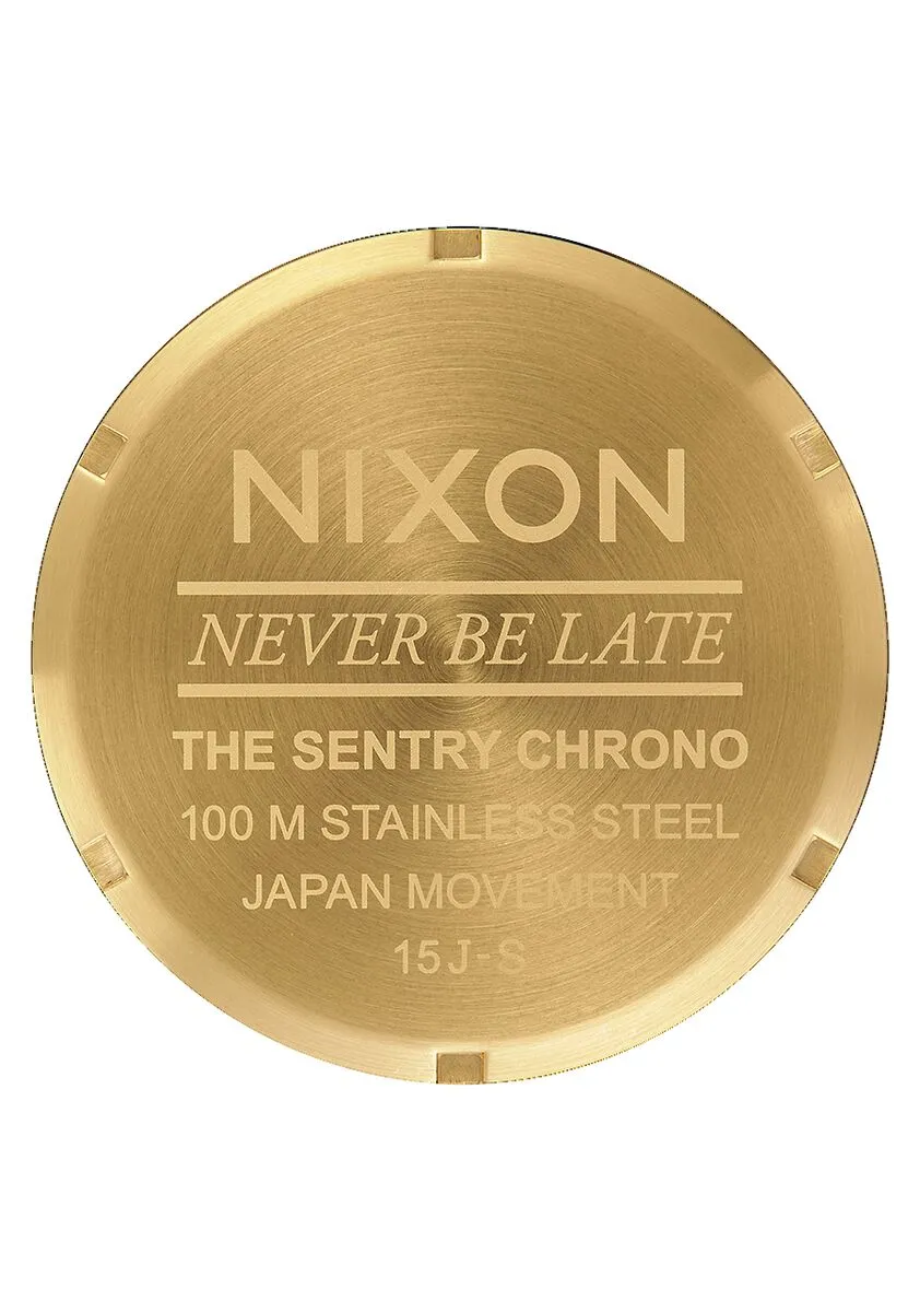 NIXON 42MM SENTRY CHRONO All Gold A386-502