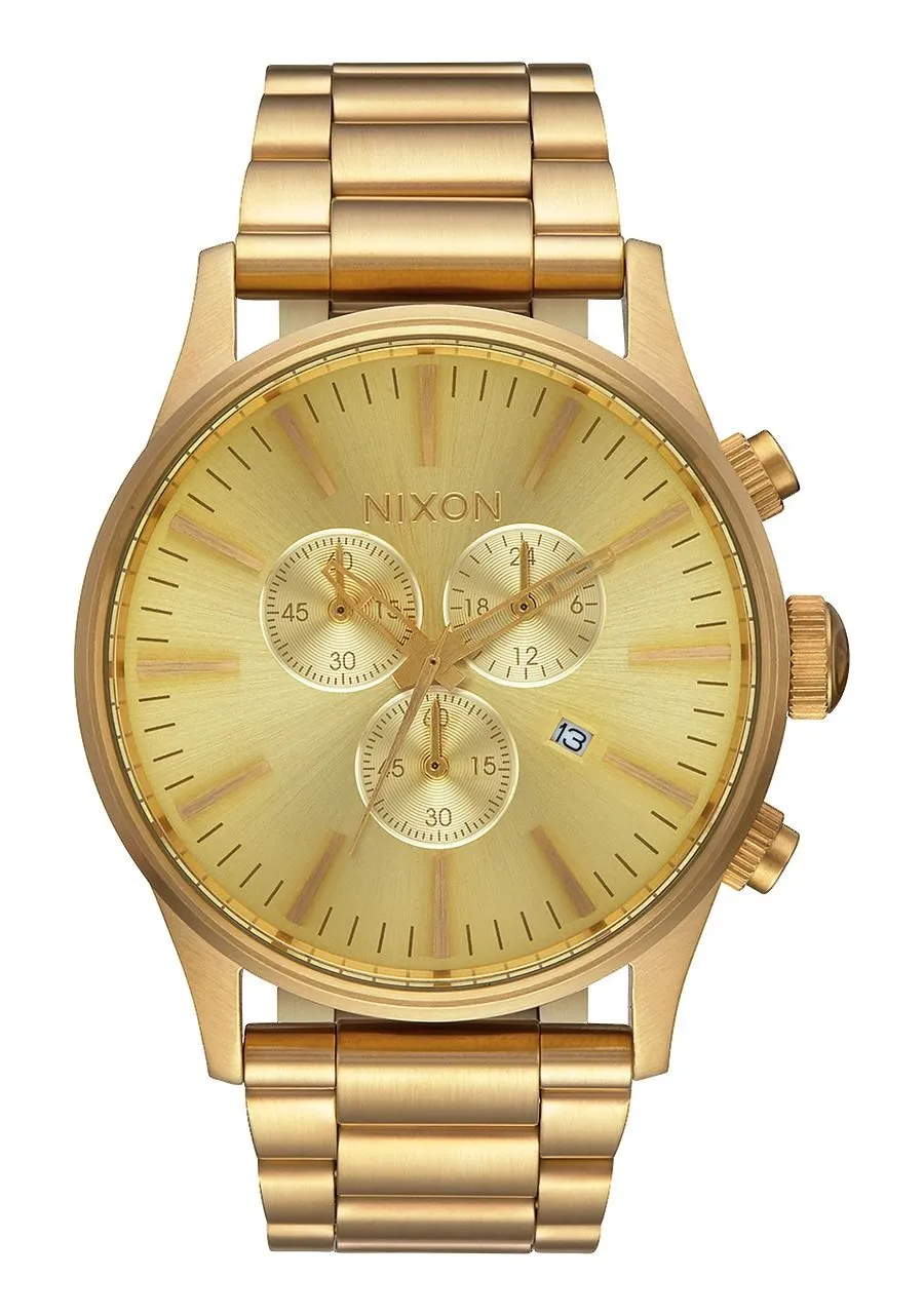 NIXON 42MM SENTRY CHRONO All Gold A386-502