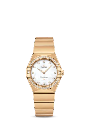 Omega Constellation Quartz 18K Yellow Gold & Diamonds Lady’s Watch