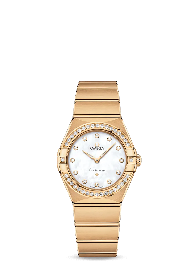 Omega Constellation Quartz 18K Yellow Gold & Diamonds Lady’s Watch