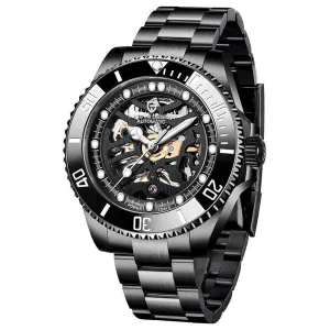 Pagani Design PD-1859 Steel Band Mechanical Watch - Luminous & Waterproof