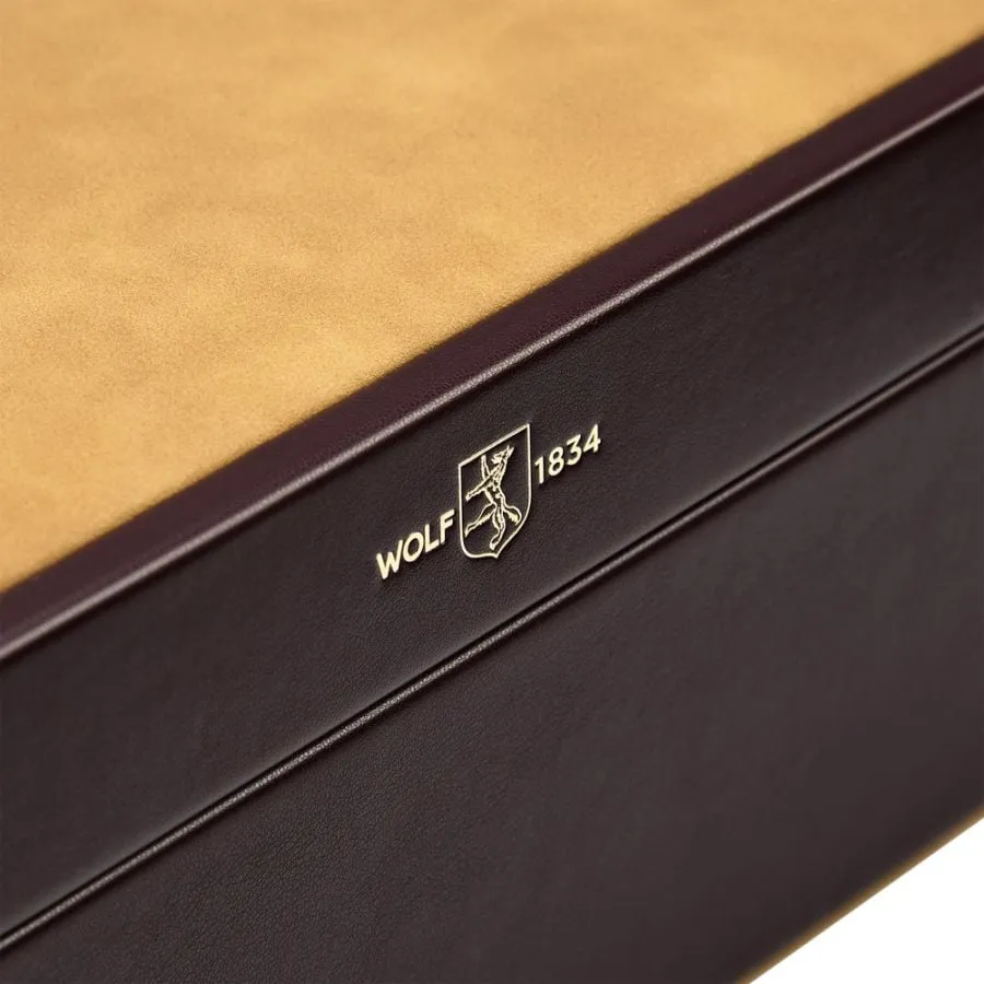 Philipp Watch and Jewellery Lifestyle Box Dark Chest Nut Brown 190206