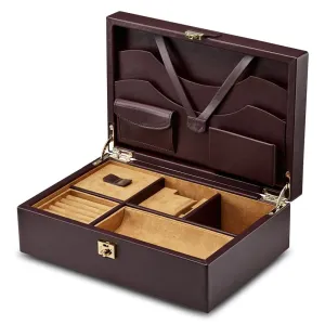 Philipp Watch and Jewellery Lifestyle Box Dark Chest Nut Brown 190206