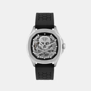 Plein Philipp Men's Silver Automatic Silicon Watch PWRAA0123