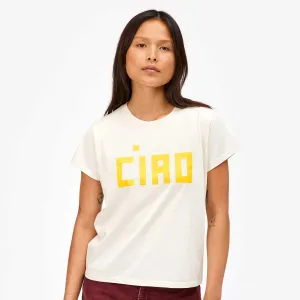 "Block Ciao" Classic Tee (Cream)