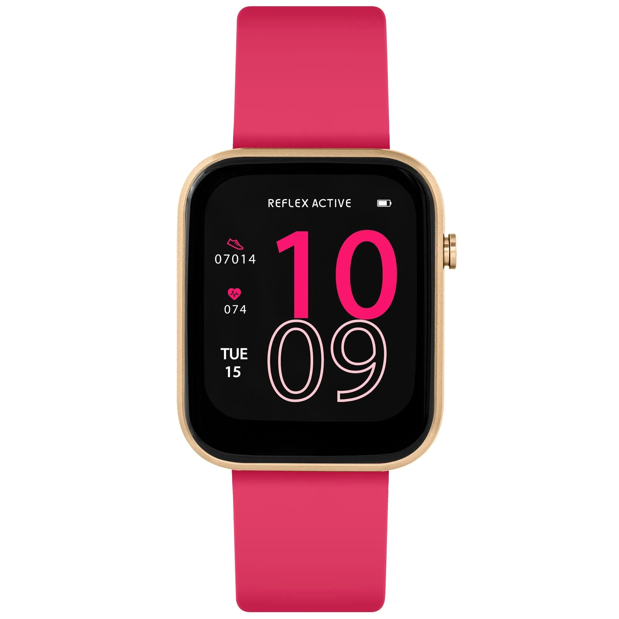 Reflex Active Series 12 Rose Gold/ Pink Silicone Smartwatch RA12-2152