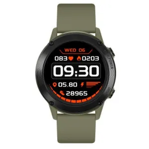 Reflex Active | Series 18 Khaki Silicone Strap GPS Smart Watch - Green