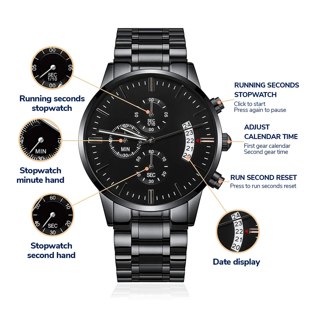 Revolution Timepiece ChronoBlack 24