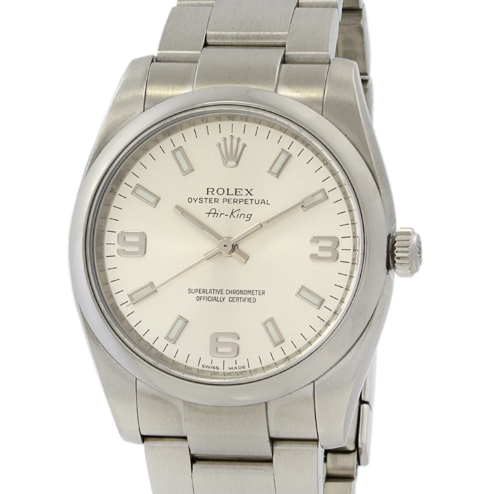 Rolex Air King Reference 114200 34mm Stainless Steel