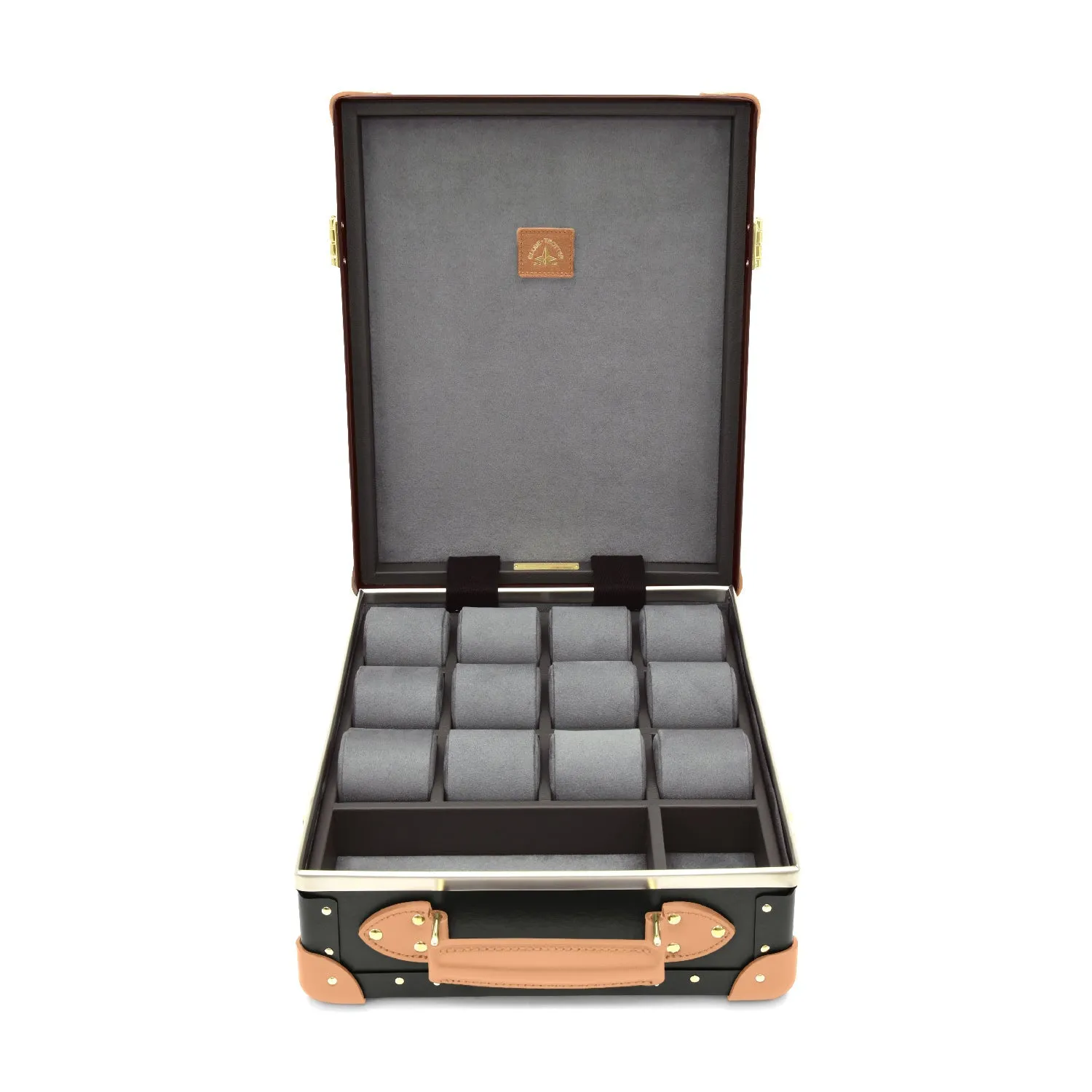 Safari · 12-Slot Watch Case | Brown/Natural