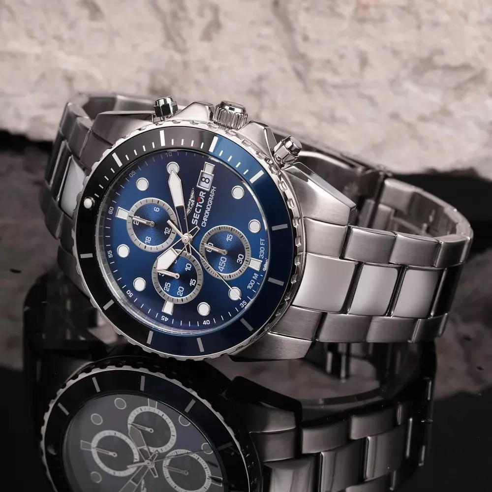 Sector 450 Blue Dial Chronograph Watch R3273776003