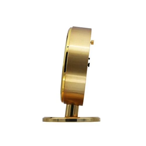Seiko Clocks Ono Desk & Table Clock in Gold Model: QHE186GLH