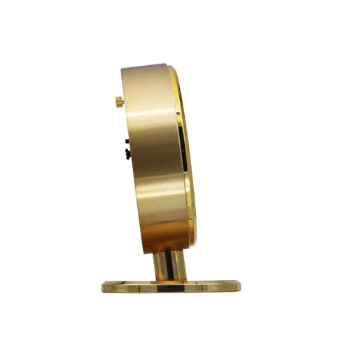 Seiko Clocks Ono Desk & Table Clock in Gold Model: QHE186GLH