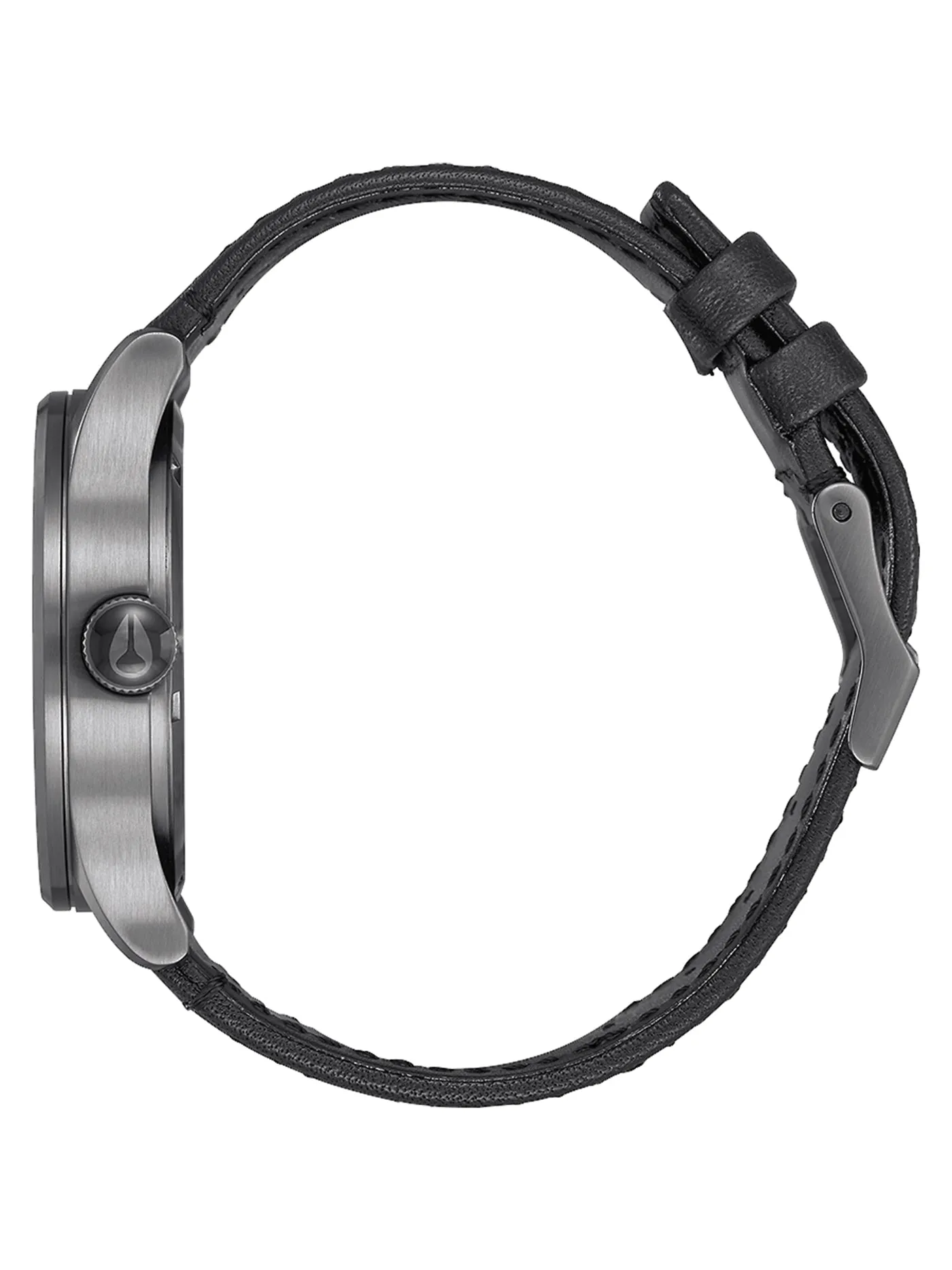 Sentry Leather Gunmetal/Black Watch